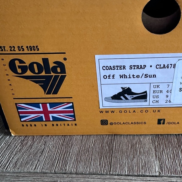 EUC Gola Coaster Velcro-Worn 1x - Picture 11 of 15